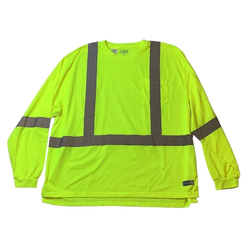 C.E. Schmidt Workwear High Visibility Class 3 Reflective Shirt Mens Size 3XL
